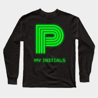 Letter P Letter Art Long Sleeve T-Shirt